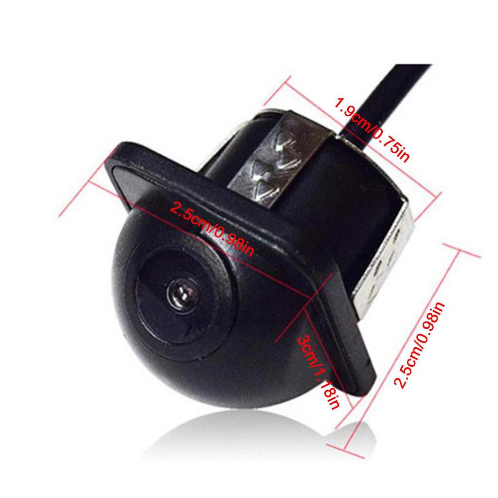 AHD 720P 1080P Fish Eye Автомобильная камера заднего вида с углом обзора 170 градусов и 2 проводами управления StarLight Night Vision IP68 Водонепроницаемость