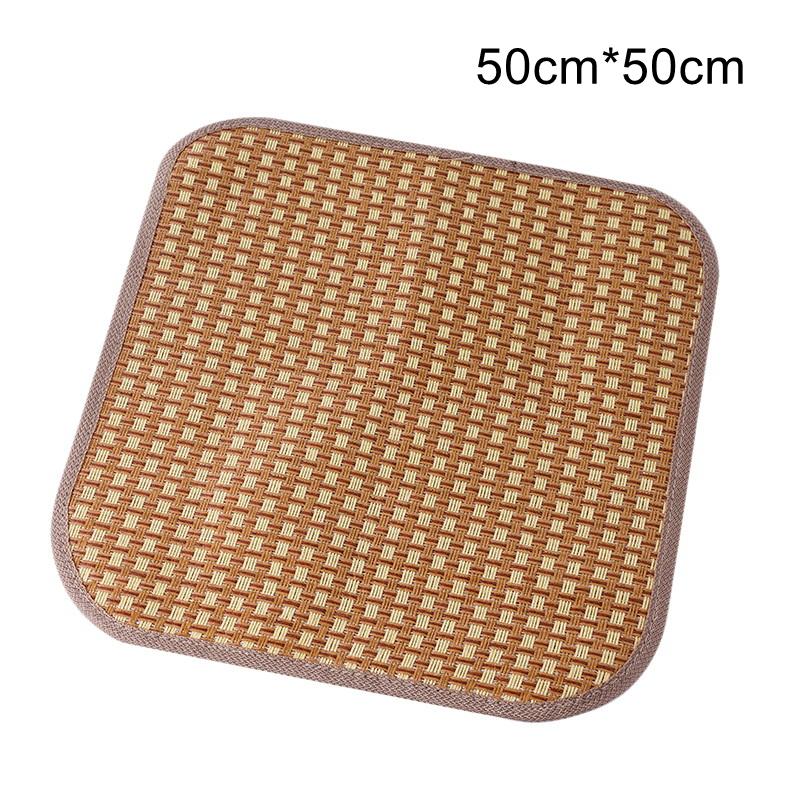 New Breathable Summer Cooling Seat Cushion Thickening Car Seat Cushion Cool Mat Non-Slip Cooling Bamboo Chair Seat Mat