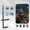 Adjustable Motorcycle Handlebar Clamp Pipe Action Cameras Extendable Selfie Stick Capture Your Outdoor Experiences