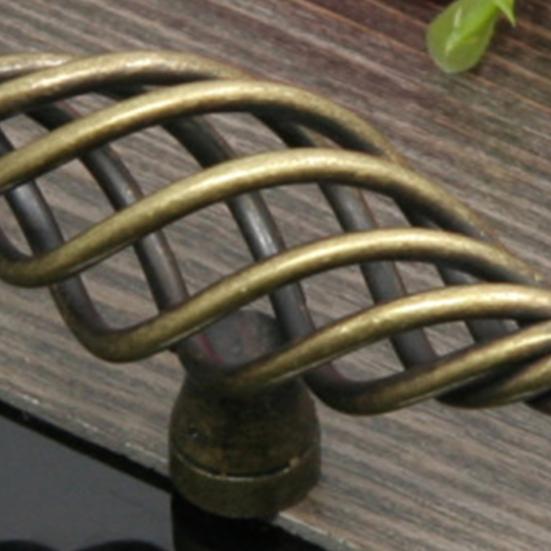 Выдвижной ящик, утолщенная удобная сенсорная клетка для птиц с одним отверстием, ручка для шкафа, дверная ручка, мебель