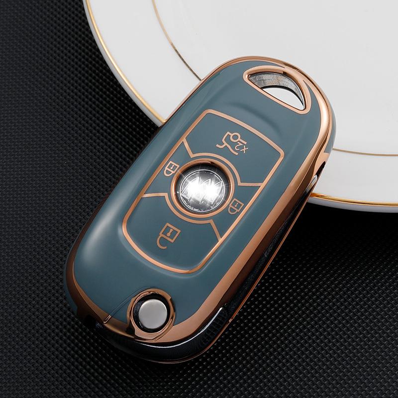 Buick Verano/Excelle Pro Key Cover 2018/2020: Protective Shell with Keychain for Men & Women