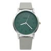 Watch Cute Stylish Dial Easy To Read Analog Waterproof Gray X Green Women's