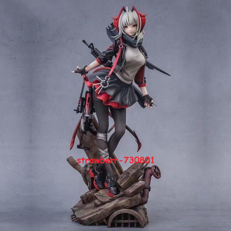 Anime Arknights W Character Action Figure PVC Model Statue Gifts 28cm Collection