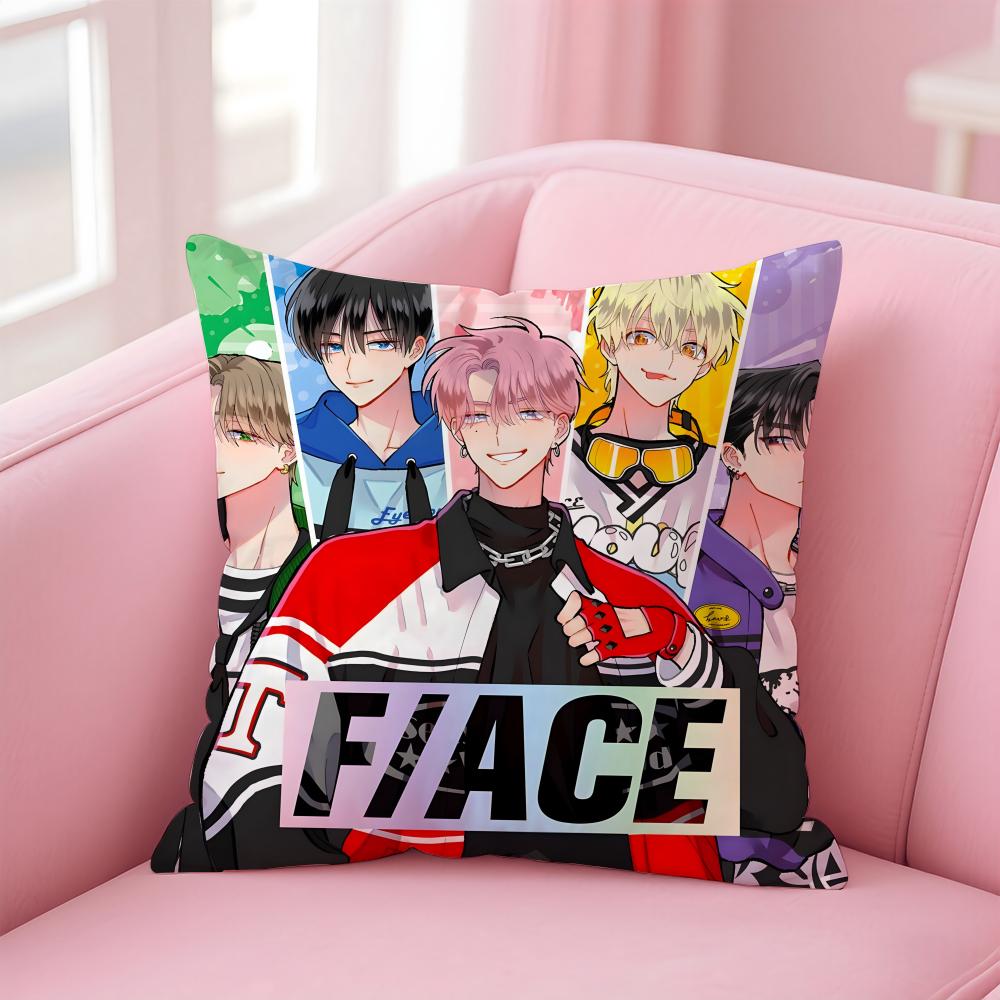 Tamon-Kun Ima Dotchi! Cushion Cover Comfortable Reversible Pillow Cover Ideal For Car Sofa Bedroom & Beyond