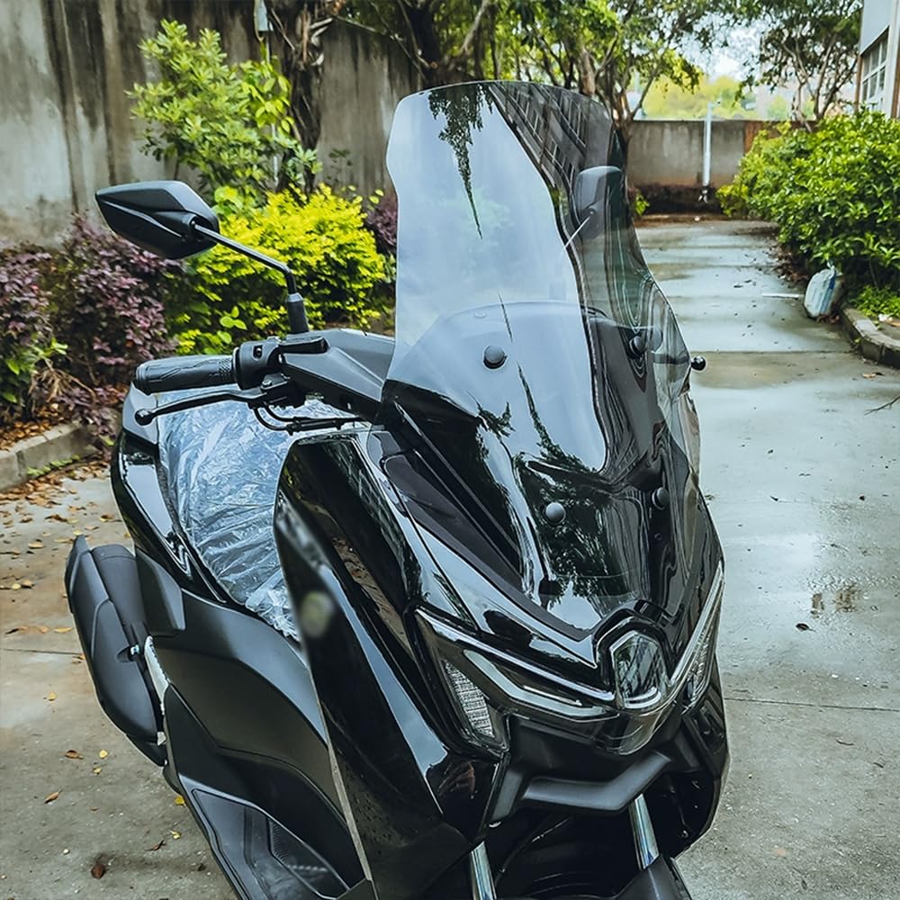 ДЛЯ 2025 NMAX155 Nmax 155 Улучшенное Высокое Ветровое Стекло NMAX Аксессуар для Ветрового Стекла (23,6 дюйма (60 см) + Модифицированный + Прозрачный