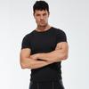 Мужские спортивные футболки с короткими рукавами, спортивная одежда для фитнеса, сухая, быстродышащая, одежда для тренировок, рубашки для бега