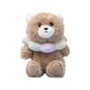 Cartoon Bear Plush Doll Keychain With Scarf Design For Collection And Kids Gift