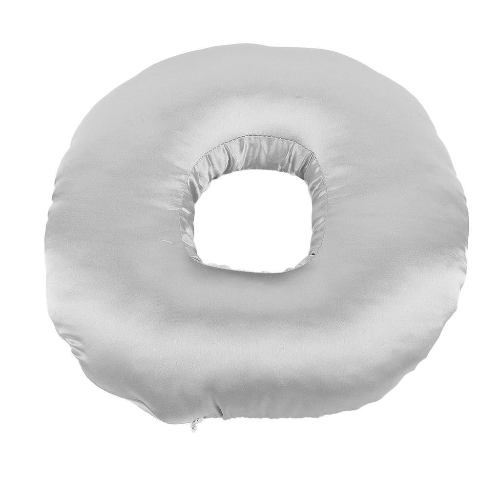 Шелковистая атласная подушка для ушей, подушка-пончик, подушка для защиты ушей, подушка для сна на боку, подушка для ушей для спящих на боку с берушами и