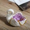 Ceramic Swan Ornament Multi-purpose Hydroponic Plants Succulents Pot Candle Holder Storage Box Desktop Swan Decoration