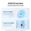 Ugreen CM448 AC650 USB Двухдиапазонный WiFi-адаптер (Китайская версия)
