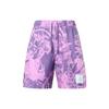 Flight Printed Basketball Shorts with Drawstring Men Bottoms Purple CZ4750-591