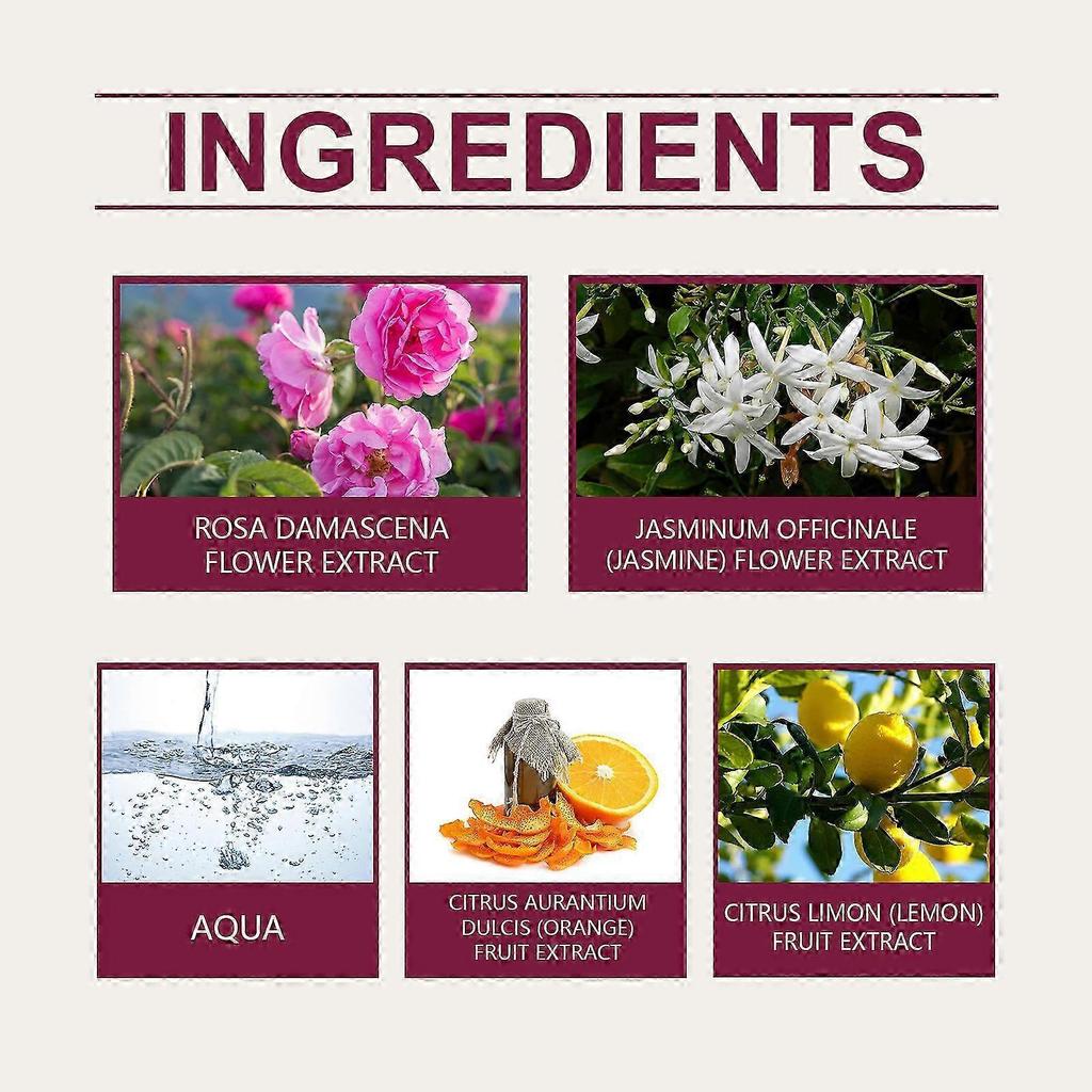 Women's Natural Roller Perfume, Floral & Fruity Scent, Long-Lasting, Portable, for Daily Use