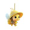 Acrylic Bee Hanging Decoration Single Side Printed Little Bee Ornament Car Rearview Mirror Keychain Pendant