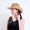 1 шт. Летняя солнцезащитная шляпа для путешествий на открытом воздухе с защитой от ультрафиолета, ручная работа, винтажный стиль, пляжная шляпа, ковбойская шляпа, соломенная шляпа с широкими полями