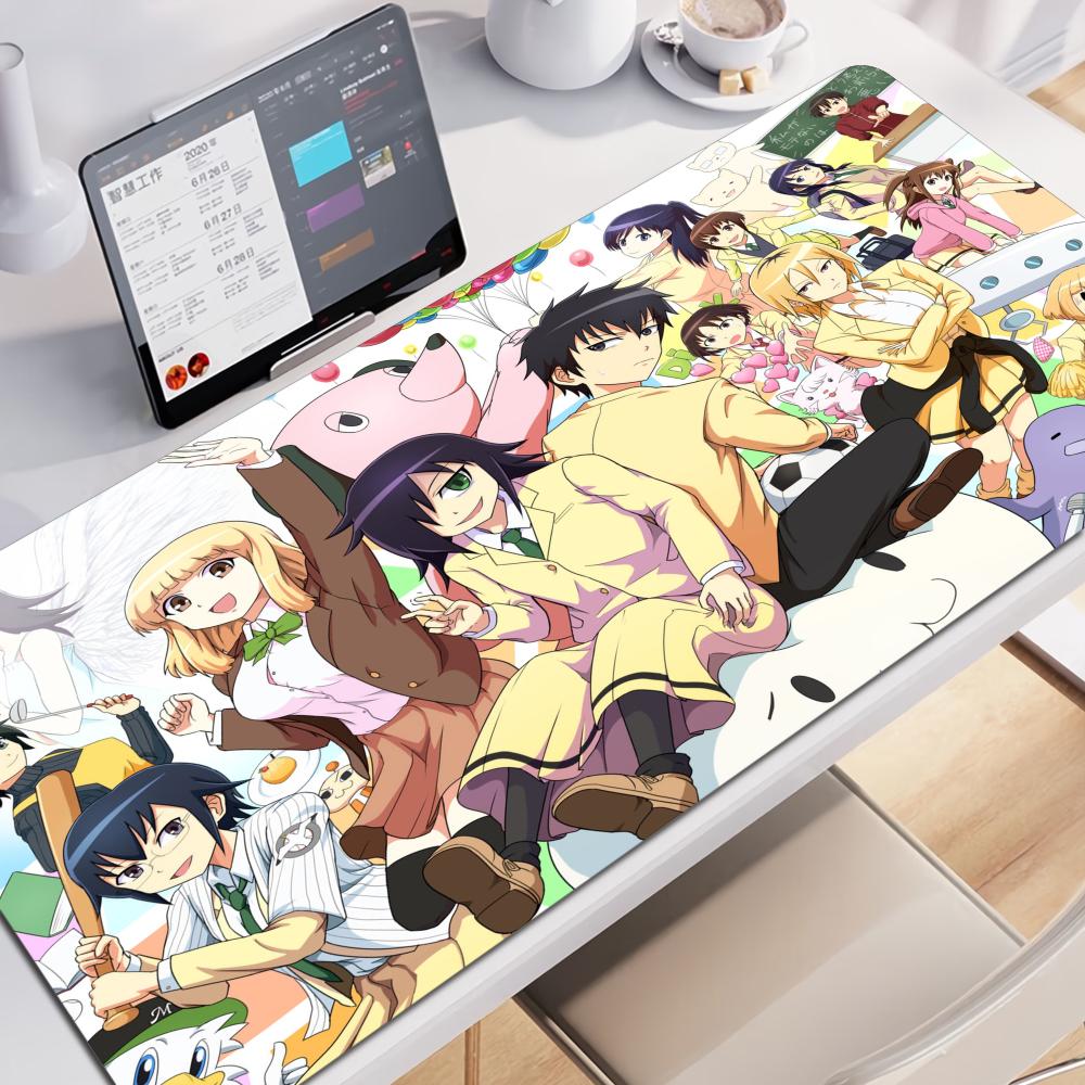 Anime Comedic WWatamote Mouse Pad Large Gaming Mousepad With Stitched Edges Thickened Desk Mat Pc