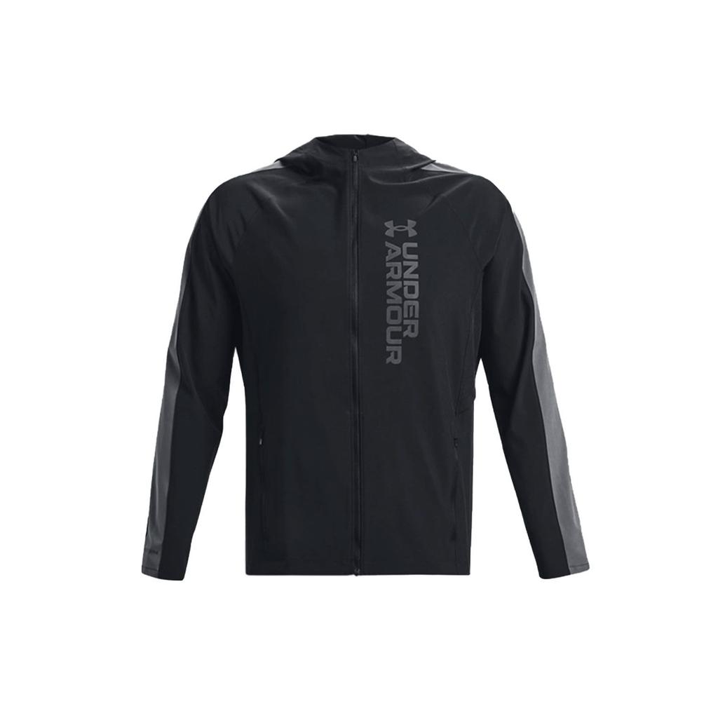 Under Armour Мужская куртка Color Block с принтом букв Черный 1377486-001