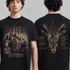 Новый мерч Slipknot 2026 Европейский Тур Фото Группы Двусторонний Унисекс Футболка Высокое Качество Подходит и Мужчинам и Женщинам Y2k Хлопковые Футболки