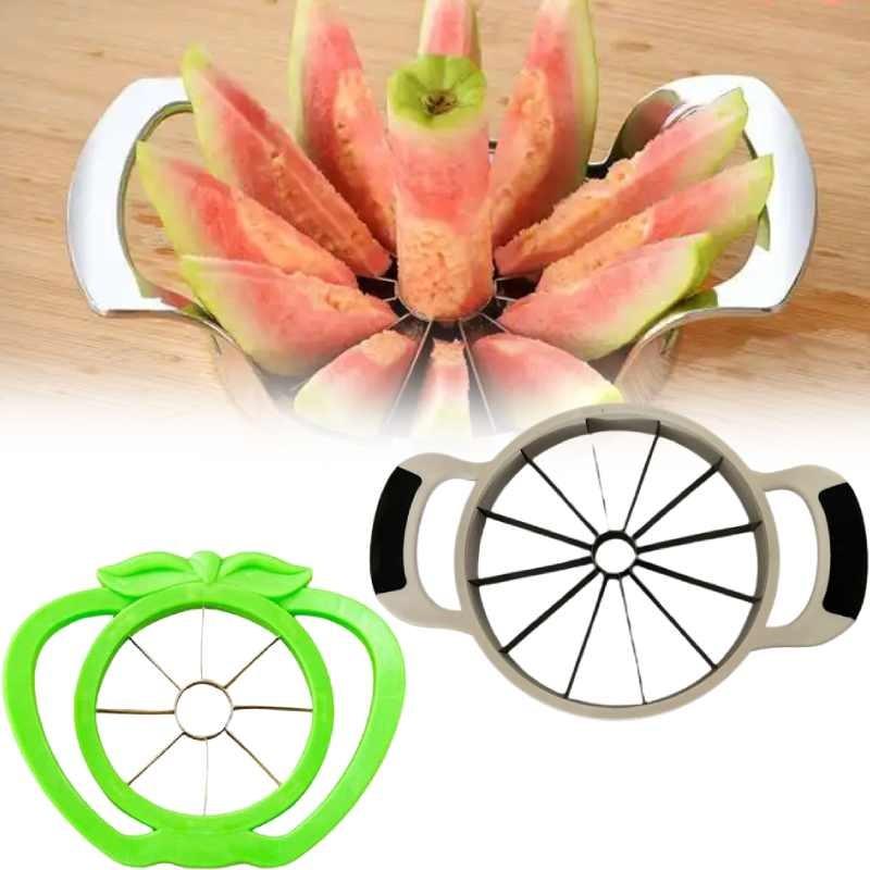 Cutter Cantaloupe Watermelon Melon Slicer Stainless Steel Kitchen Divider Fruit