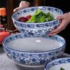 Чайник Zhebu Jingdezhen из сине-белого фарфора, коническая сервировочная миска