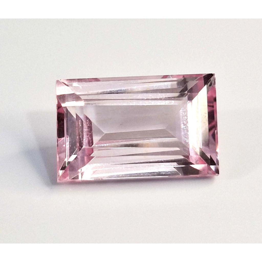 Peach Morganite Natural 10-12 Ct Baguette Cut Beautiful Certified Gemstone