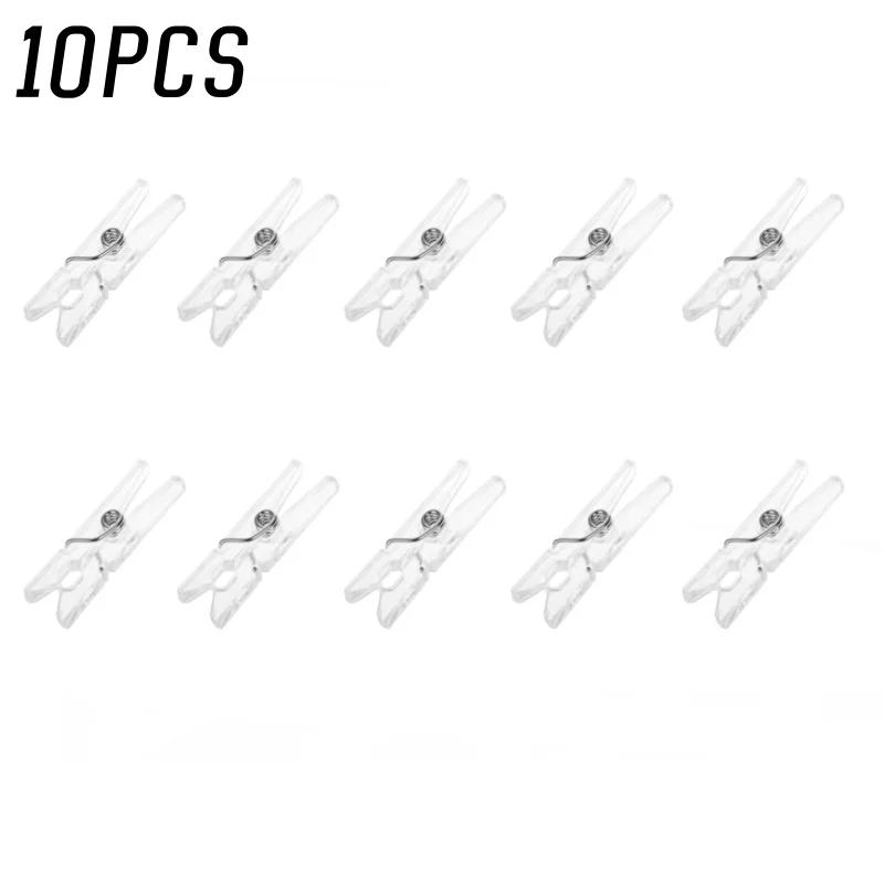 100 шт 35 мм мини пружинные прозрачные зажимы для одежды фотобумага прищепка прищепка для поделок зажимы для вечеринки украшение дома