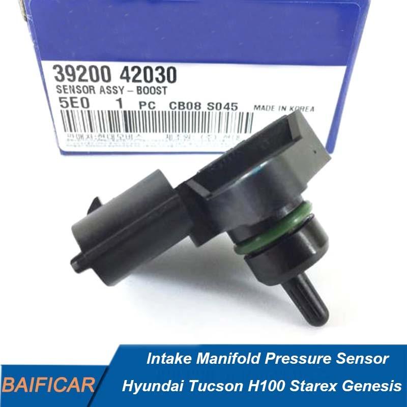Baificar Brand New Intake Manifold Pressure Sensor 3920042030 39200-42030 For Kia Hyundai Tucson H100 Starex Genesis