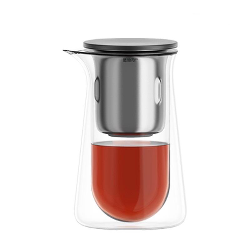 Magnetic Floating Cup with One-Button Tea Water Separator – Press-Type Lazy Person Tea Infuser