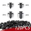 120Pcs Bumper Clips Push Type Car Clips Plastic Rivets Retainer Clips Plastic Fasteners for Nissan/for Infiniti