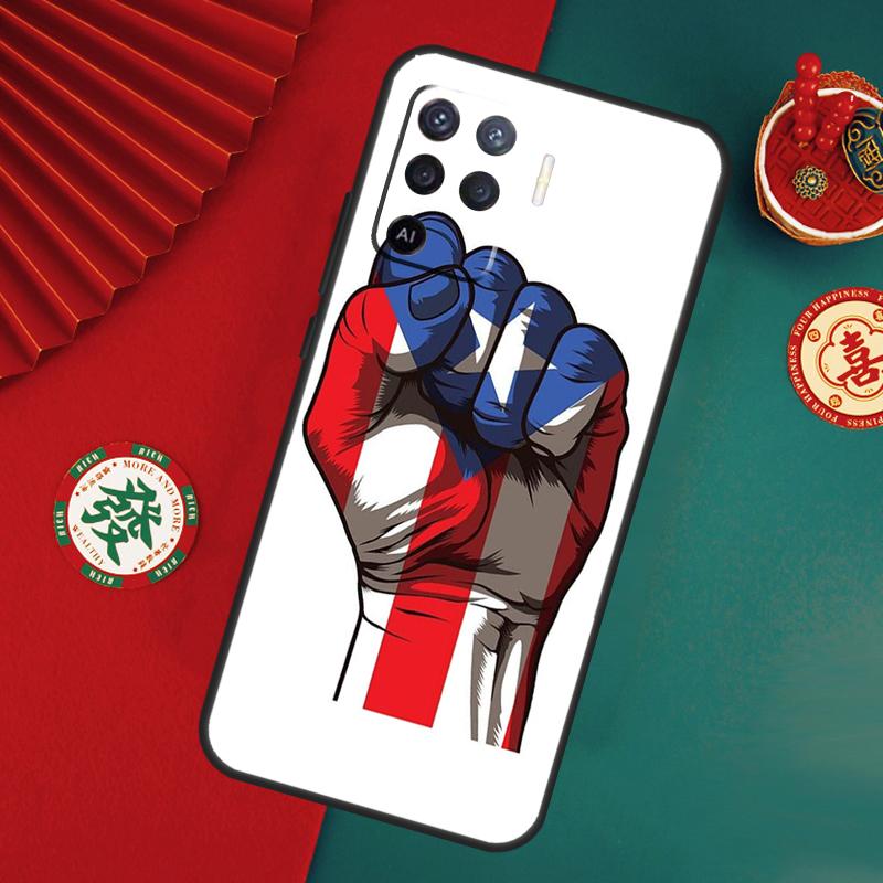 Puerto Rico Flag Case For Oppo A15 A17 A57 A6 A5 Pro A54 A74 A94 A16 A76 A96 A40 A60 A80 A18 A38 A58 A78 A98