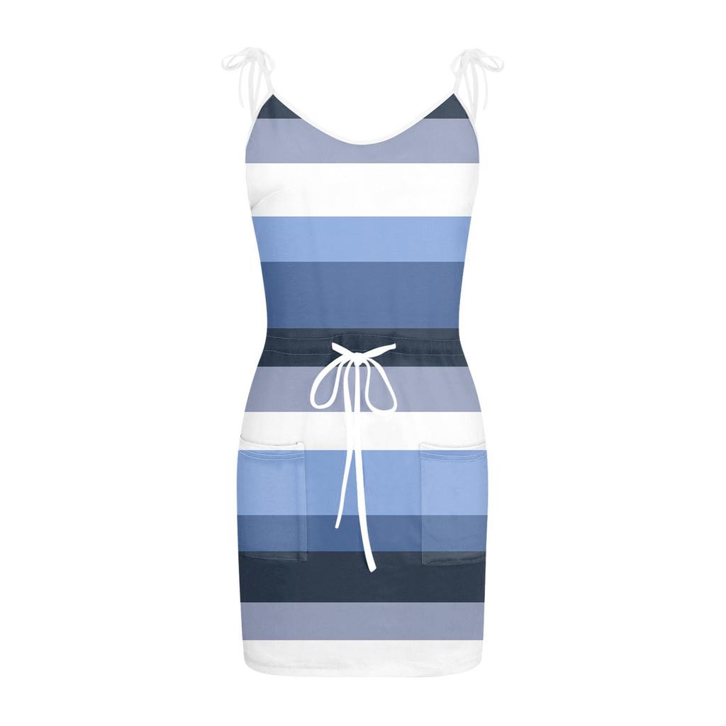 Женское летнее сексуальное платье без бретелек без рукавов с v-образным вырезом и бахромой, пляжное платье от солнца