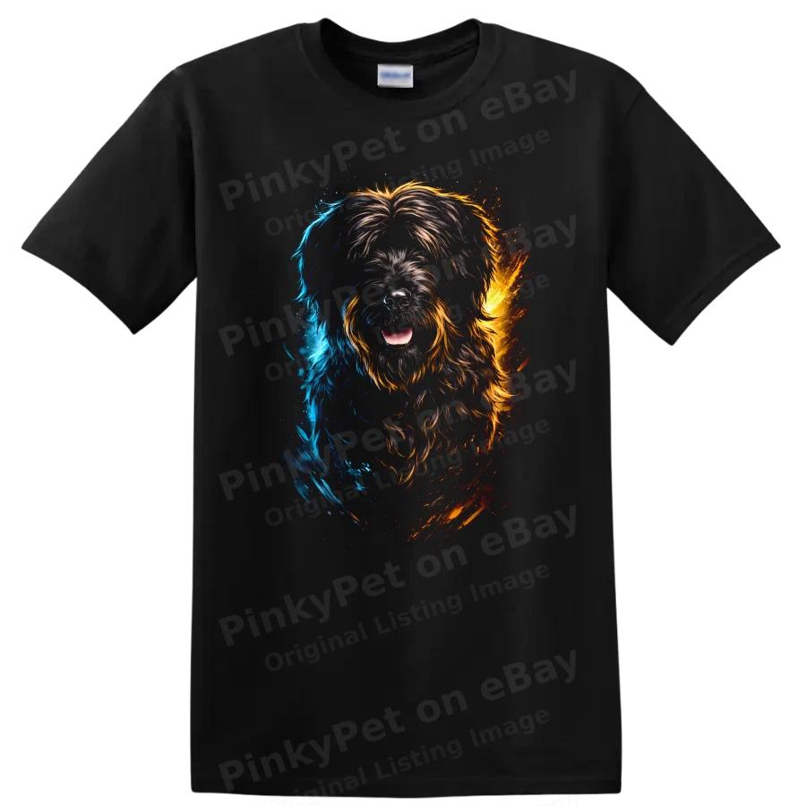 Dog Art Portrait T Shirt Colorful Dog Design Animal Lover Tee