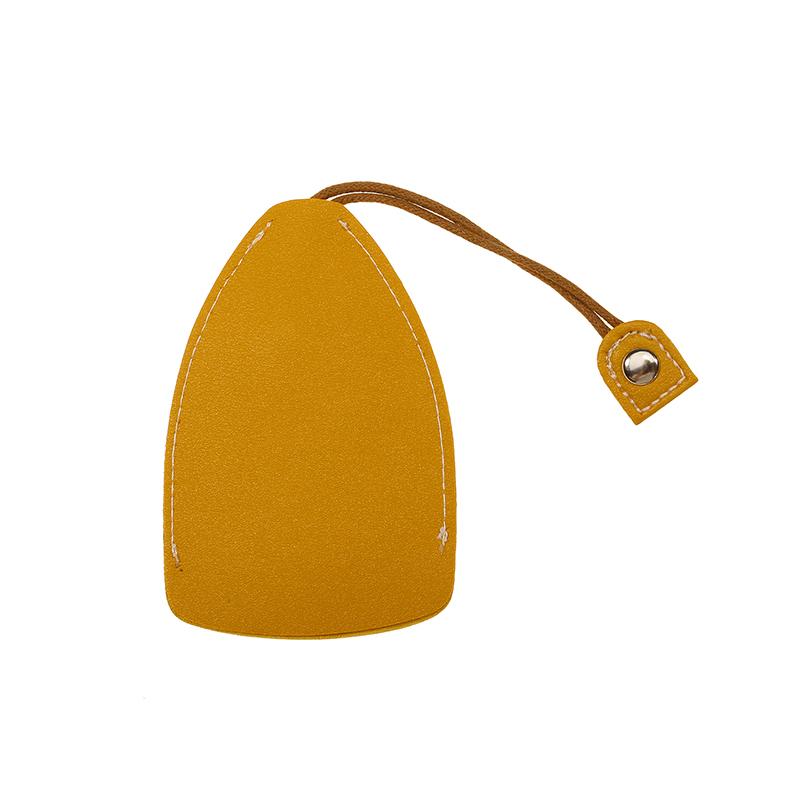 Portable PU Leather Car Key Pouch Large-Capacity Pull Out Key Chain Holder Wallet