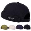 Men Outdoor Hip Hop Landlord Cap Letter Label Decoration Melon Skin Hat Summer Leisure Sports Hats Beanie Caps