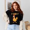 Funny Fcawf Shirt Rooster Meme Shirt Sassy Bird Lover Shirt Moonlit Raven Shirt Black Bird Shirt Chicken Meme Shirt Unisex