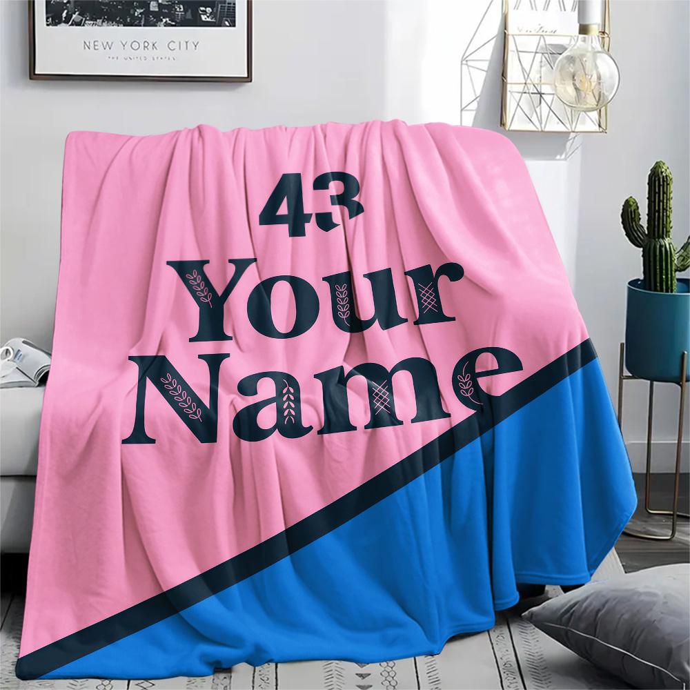 1PC Alpine F1 Custom Name Patterned Flannel Blanket Suitable For All Seasons For Home Decor Warmth And Comfort Gifts Holiday Present