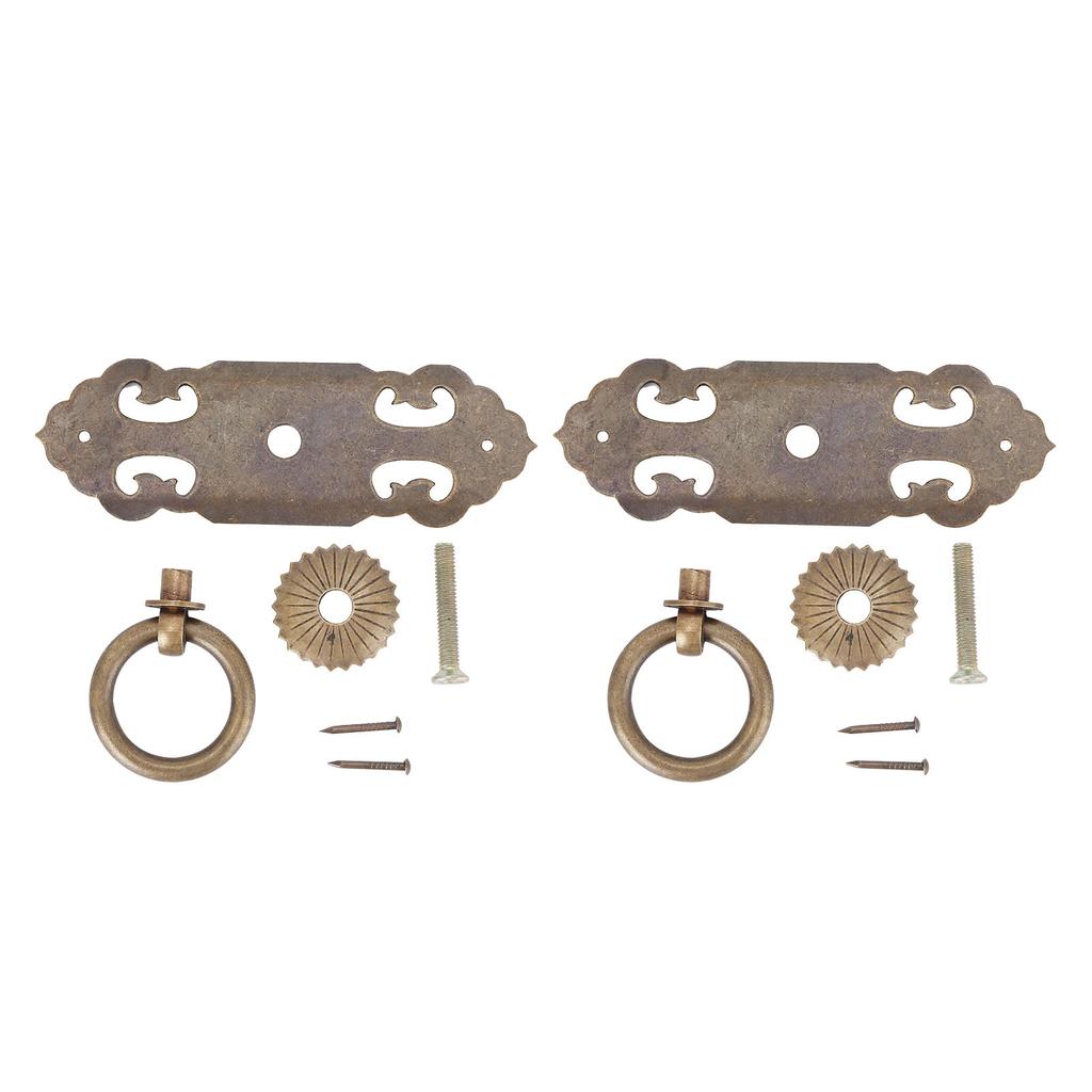 2 комплекта 90 мм горизонтальная ручка для ящика медная антикварная полая ручка для шкафа детали мебели