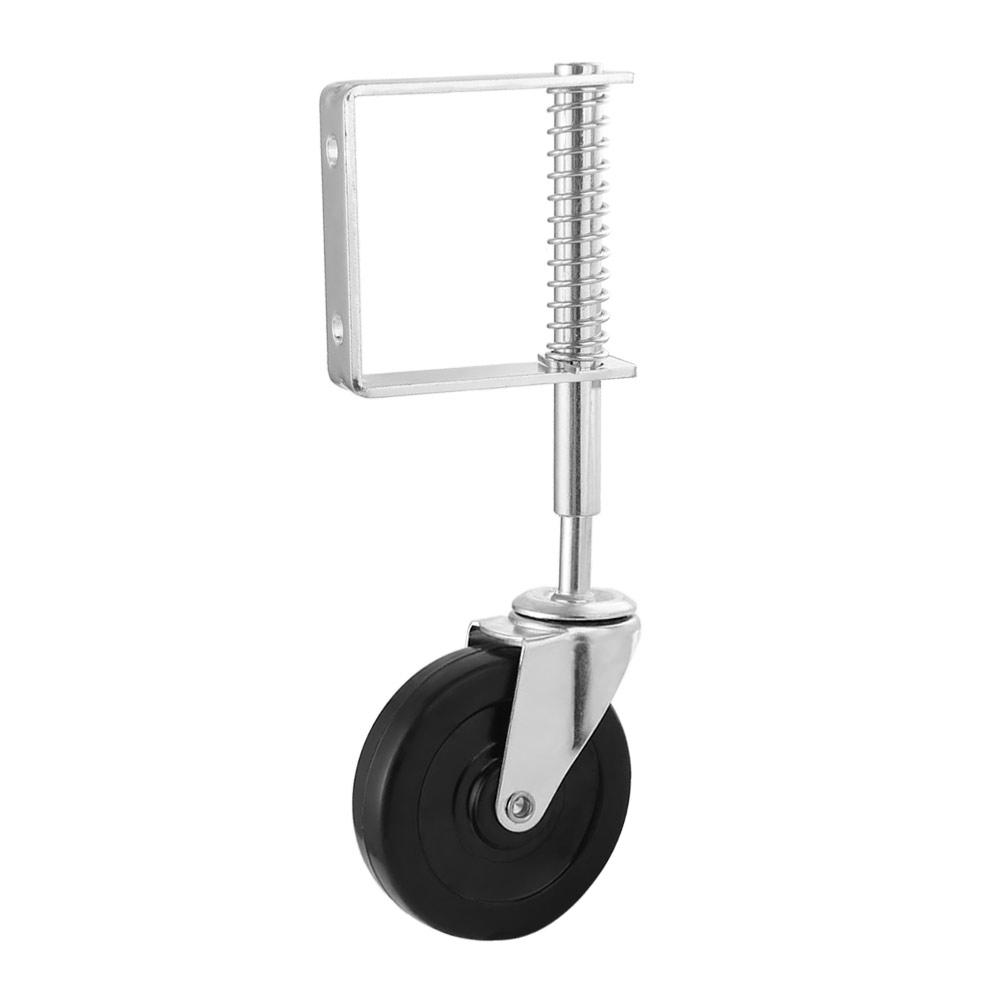 Heavy-duty Spring Loaded Caster 4 Inch Spring Damping Wheel Door Gate Wheel Household
