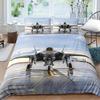 Aircraft 3D Digital Printing Three-Piece Bedding Home Textile Duvet Cover Bedding
