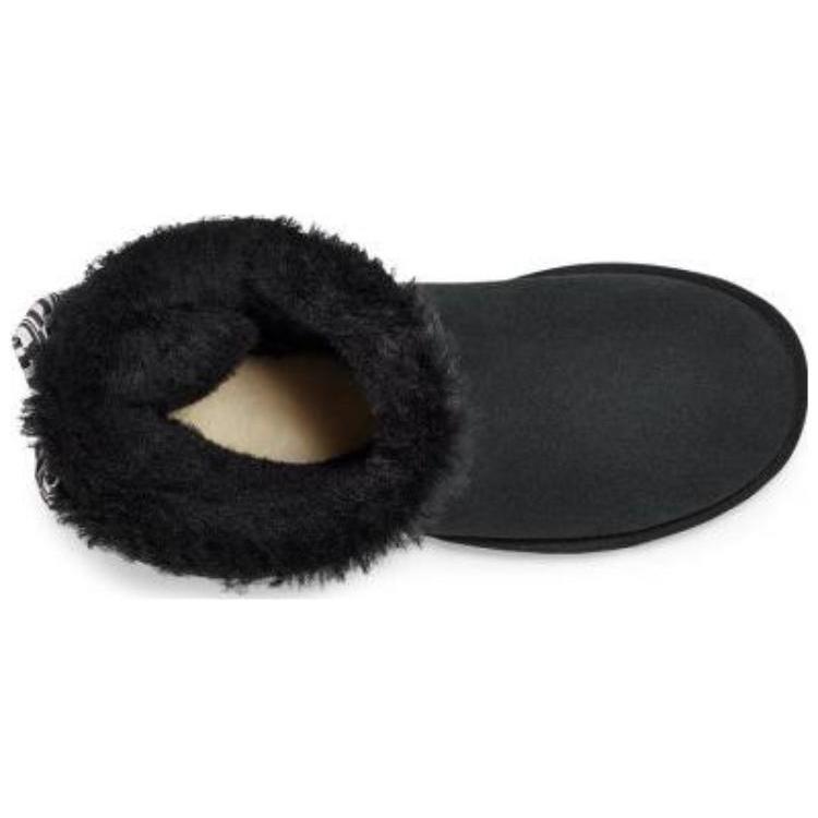 UGG Клетчатые с бантом Снежные ботинки 'Черный' Женские 1138131-BLK