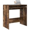 Desk Smoked Oak Engineered Wood 77.5 x 43 x 79 cm