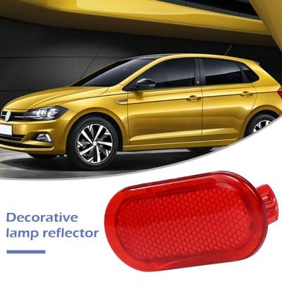 Красный катафот на обшивку двери автомобиля 6Q0947419 для Beetle Caddy Polo Touran 02-16 Пластик 70x30 мм Подходит для VW Caddy 2004-2015