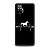 Чехол для телефона с изображением лошади, Арт Животные, Для Xiaomi Redmi Note 14 13 5G 10 11 12 Pro Plus 4G 14C 13C 12C 10C, Черный