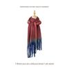 2024 Women's Mohair Thickened Scarf - Autumn/Winter Korean Style High-End Shawl