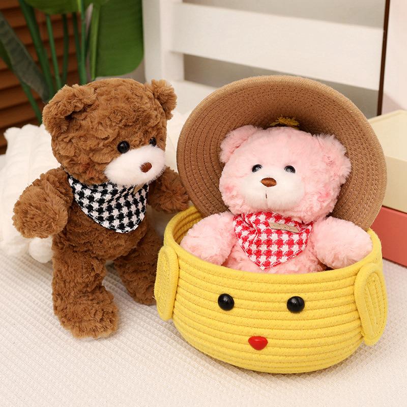 Милый медведь, плюшевая игрушка, декоративная подушка, кукла, украшение для дивана, клубника, розовый медведь, украшение для автомобиля, подарок на день рождения