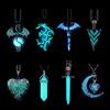 Luminous Dragon Necklace Glowing Night Fluorescence Antique Vintage Glow In The Dark for Men Women Gift Party Hallowen Day Club