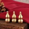 Chinese Zodiac Brass Gourd Keychain Accessories Hollow-Mounted Copper Pendant