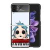 Прозрачный чехол для телефона Gorillaz Anime для Samsung Z Flip 7 6 5 4 3 Galaxy ZFlip7 ZFlip6 ZFlip5 ZFlip4 ZFlip3 5G Печатная крышка Z Flip 5 4