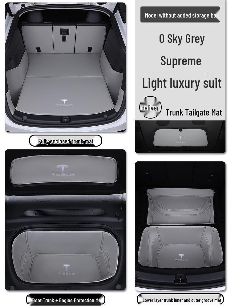 Полнопокрывной коврик в багажник для Tesla Model Y - Аксессуары Maodou
