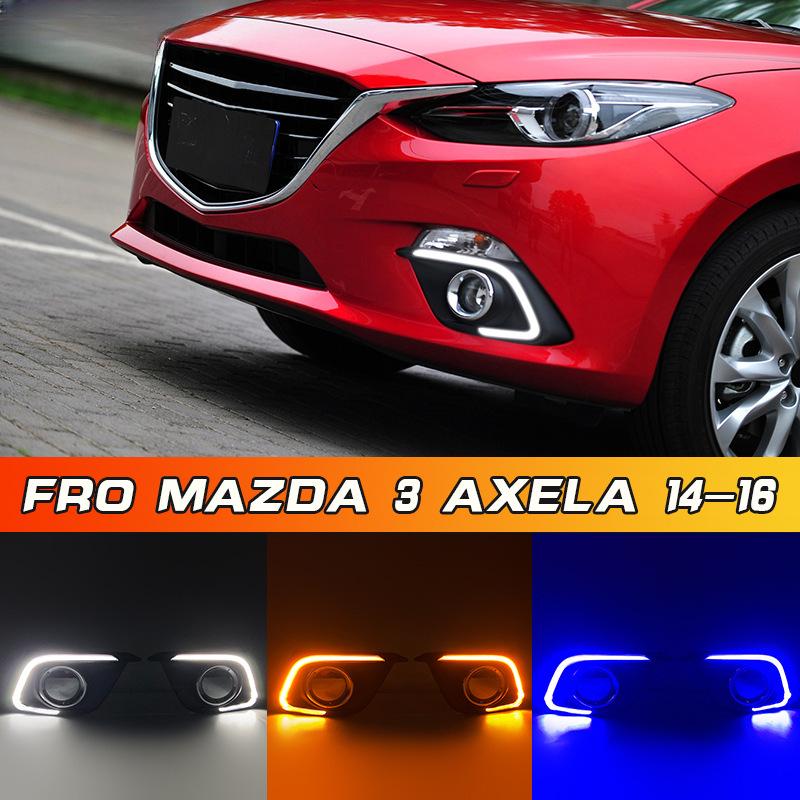 Fits Mazda Axela Tri-Color Daytime Running Lights