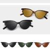 Classy Vintage Retro Cat Eye Triangle Sunglasses For Women Colorful Eyewear Glasses